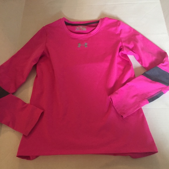 Under Armour Other - Under Armour Pink Long Sleeve Tee - Girls